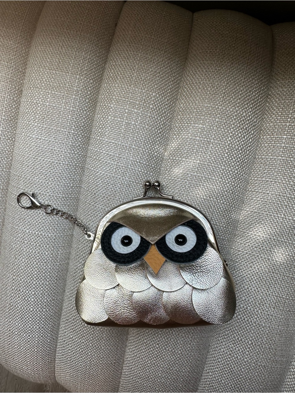 Gold owl wallet